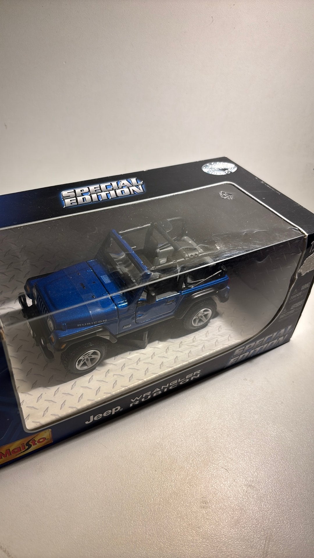 Jeep wrangler rubicon maisto 1.24, Maisto, Ophalen of Verzenden, A, A