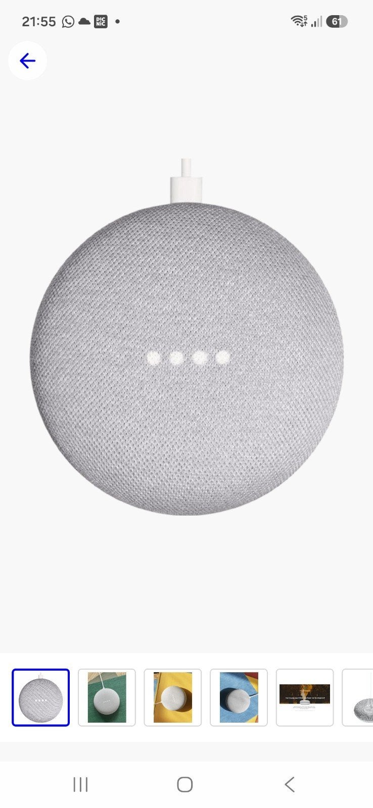 nieuwe Google Nest Mini (2e generatie) - Smart Speaker, Verzenden, Nieuw