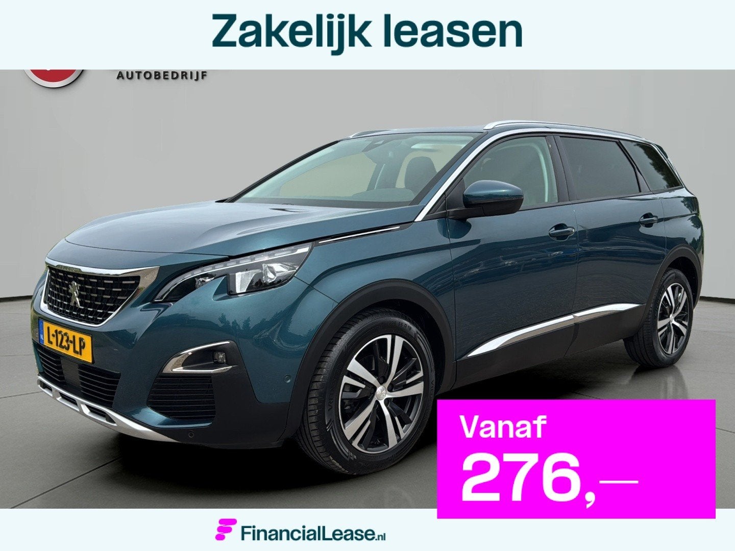 Peugeot 5008 1.2 PureTech Blue Lease Premium 7 PERSOONS DIST, 1280 kg, Gebruikt, Euro 6, 1199 cc