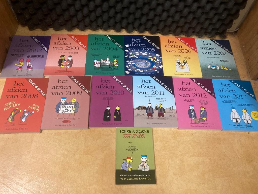 grote Fokke & Sukke collectie, Boeken, Humor, Ophalen of Verzenden, Zo goed als nieuw, Cartoons