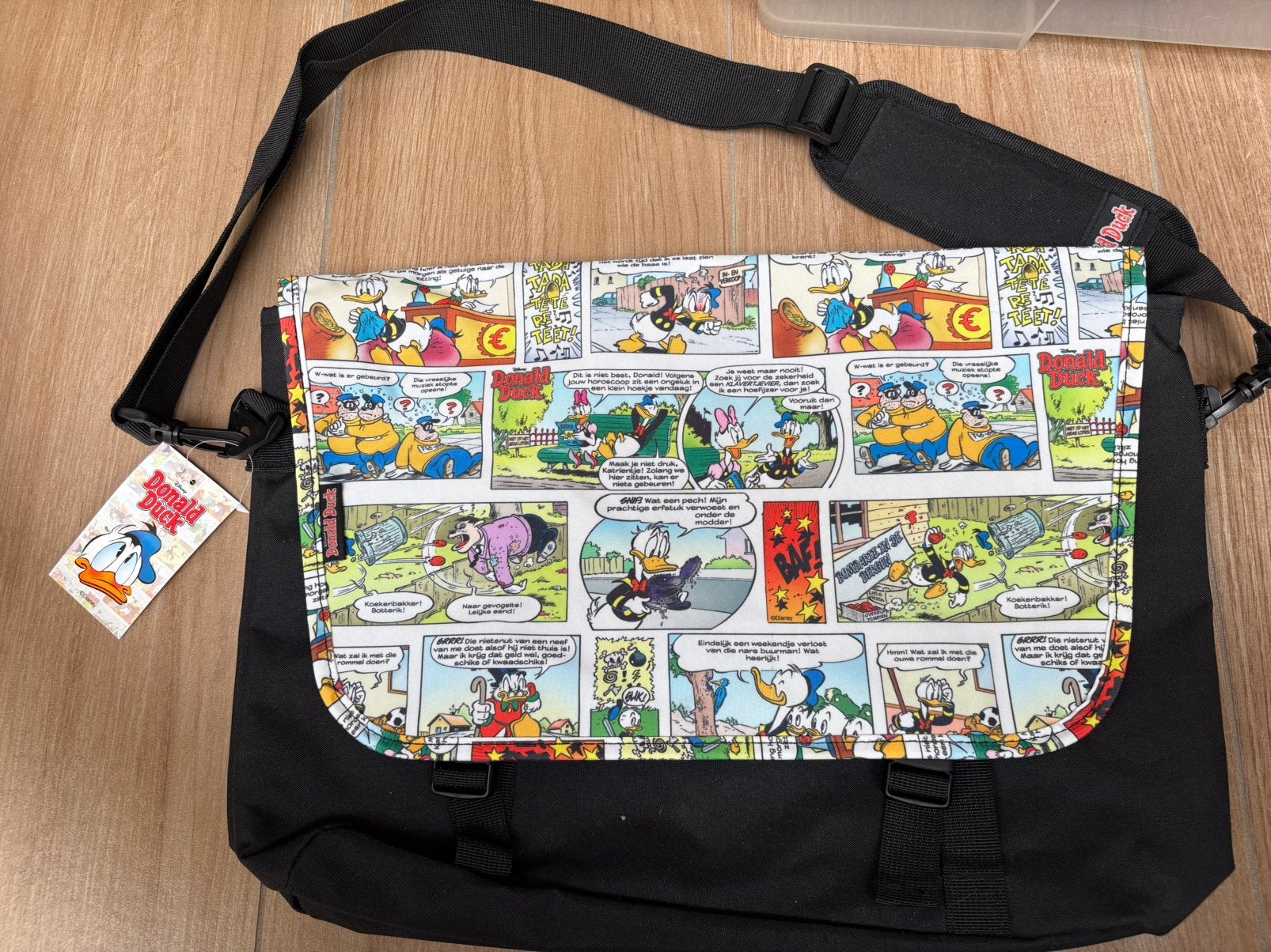 Donald Duck Schoudertas - Nieuw met label, Sieraden, Tassen en Uiterlijk, Ophalen of Verzenden, Nieuw, Zwart, Overige merken