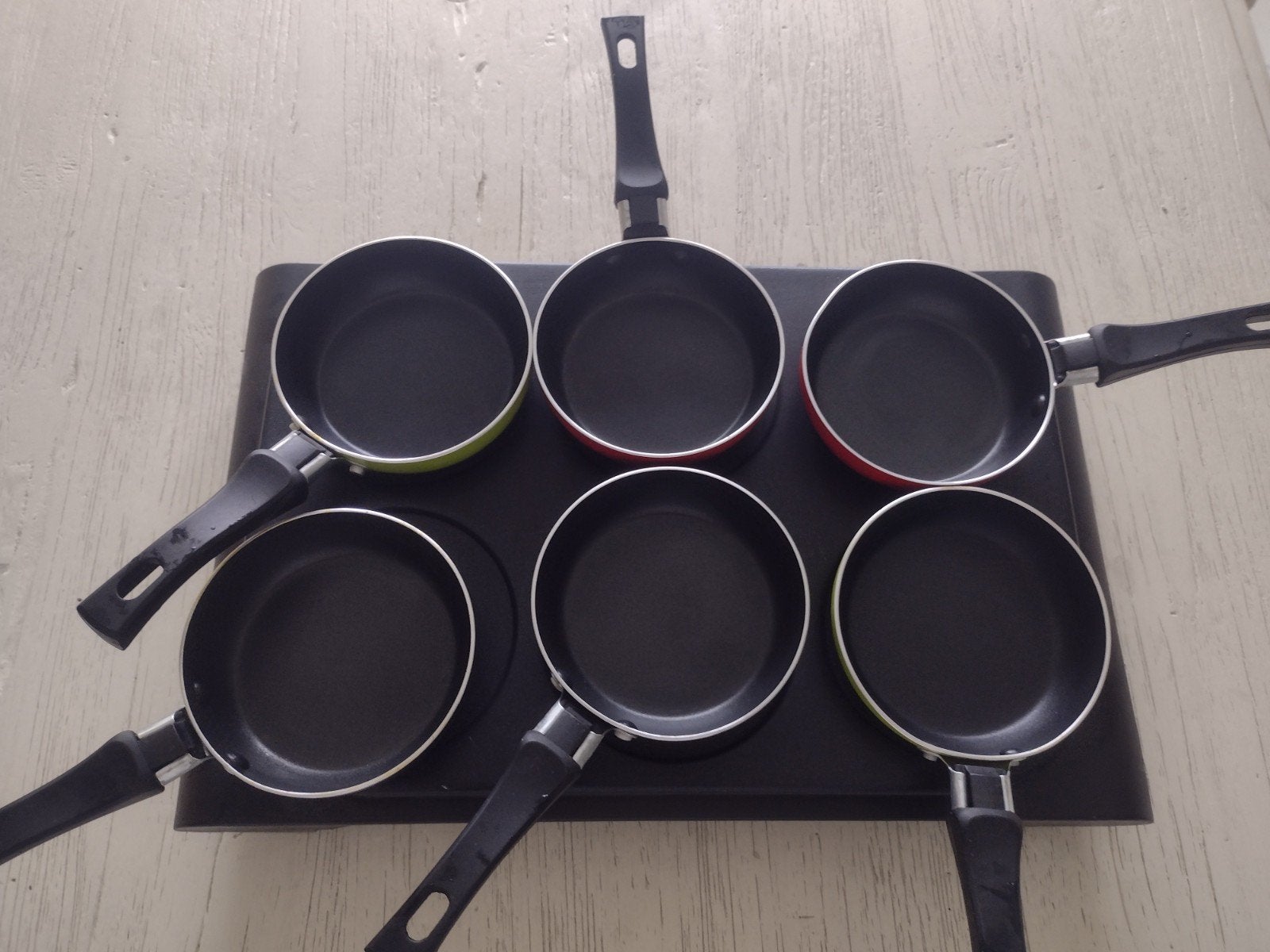 Gourmetstel Tomado: 6 persoons., Gebruikt, Ophalen of Verzenden, Zwart, Overige materialen