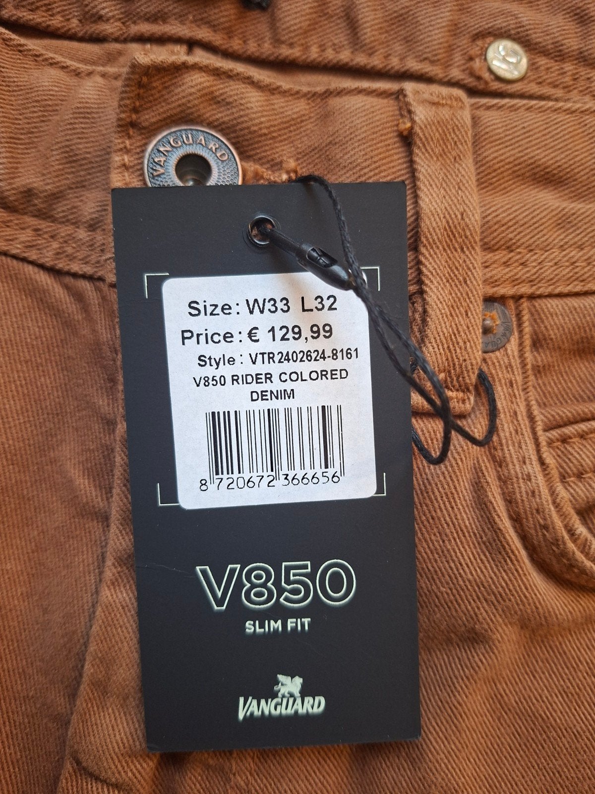 VANGUARD V850 slimfit jeans W33 L32, Overige kleuren, Nieuw, Ophalen of Verzenden, Vanguard