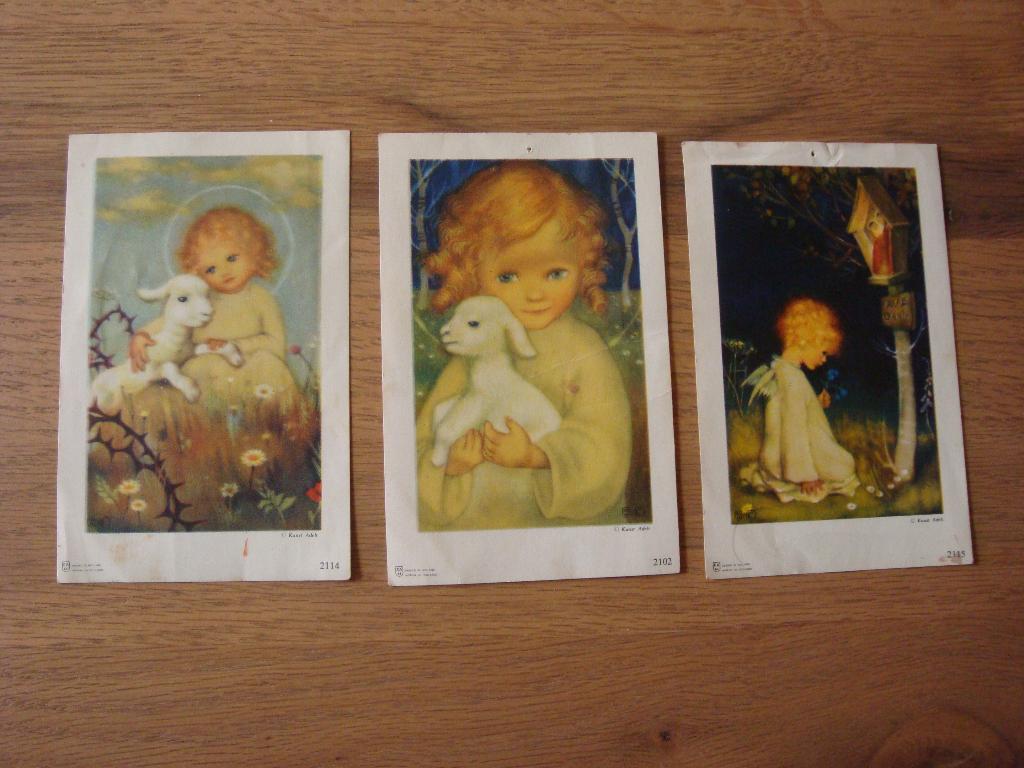 Zes prentjes oud / vintage, Ophalen of Verzenden, Gebruikt, Overige typen