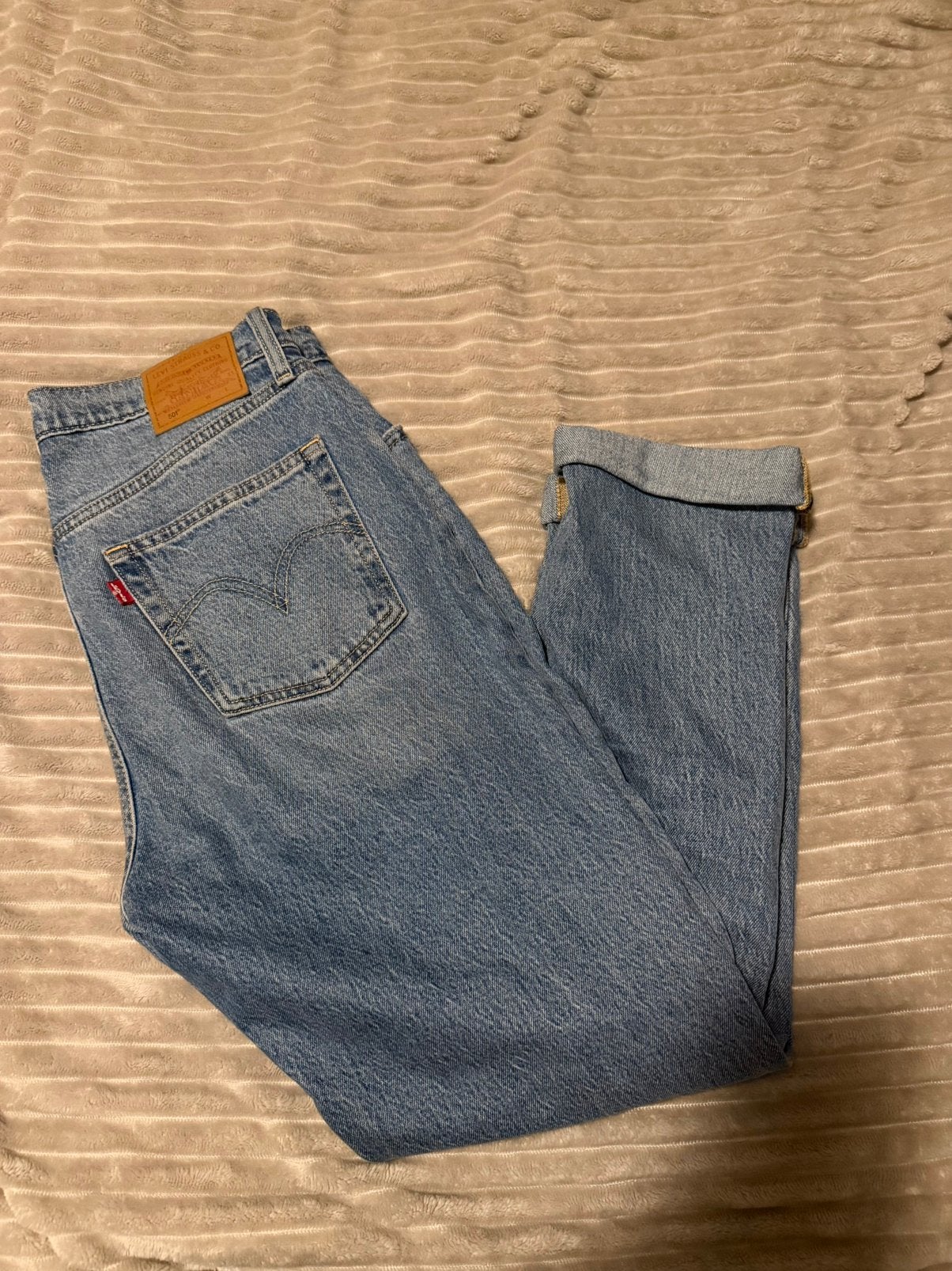 Levis 501 jeans, Ophalen of Verzenden, Zo goed als nieuw, Blauw, W30 - W32 (confectie 38/40)
