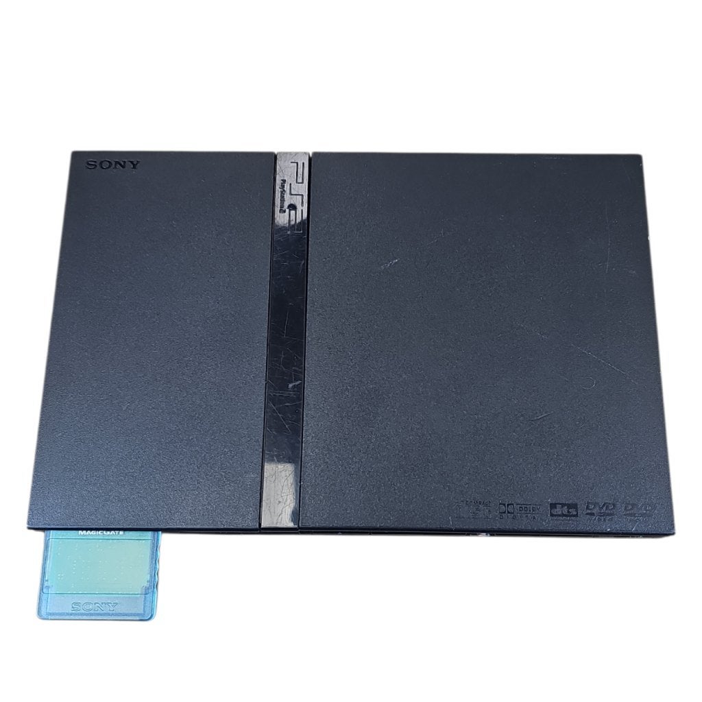 PlayStation 2 Slim Incl. 1 Controller & Memorycard, Spelcomputers en Games, Spelcomputers | Sony PlayStation 2, Sony, Zo goed als nieuw