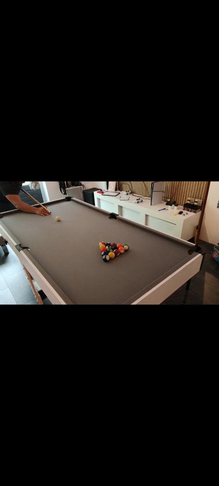 Opvouwbare Pooltafel - Compact en Compleet, Ophalen of Verzenden, Zo goed als nieuw, Pooltafel