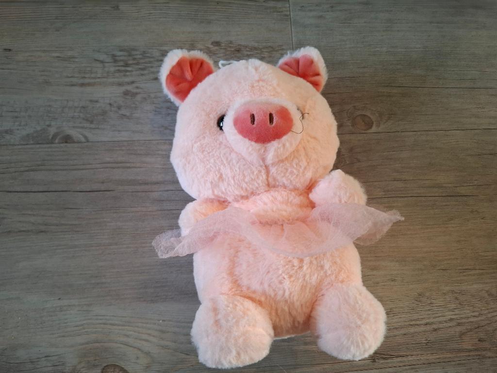 Knuffel - Varken Big 1, Kinderen en Baby's, Speelgoed | Knuffels en Pluche, Ophalen of Verzenden, Gebruikt, Overige typen
