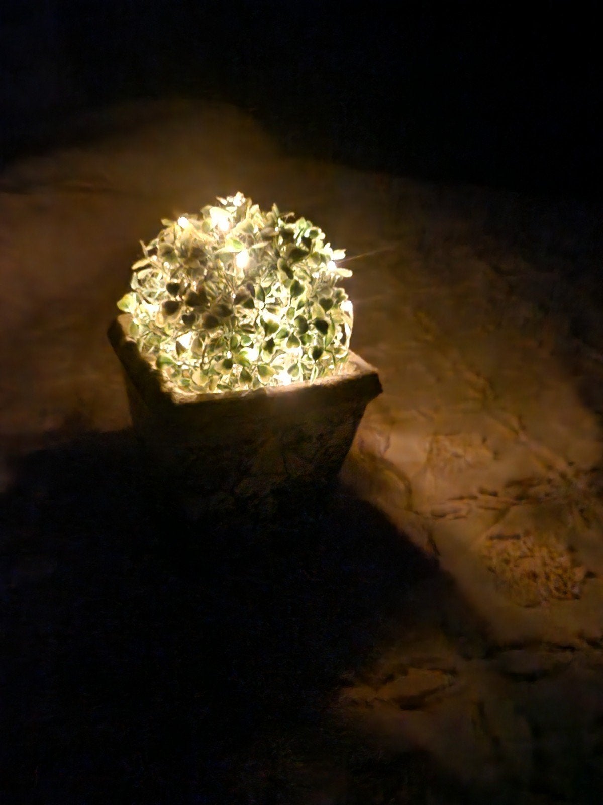 bloempot en buxus, Kunststof, Minder dan 50 watt, Wandlamp, Ophalen of Verzenden