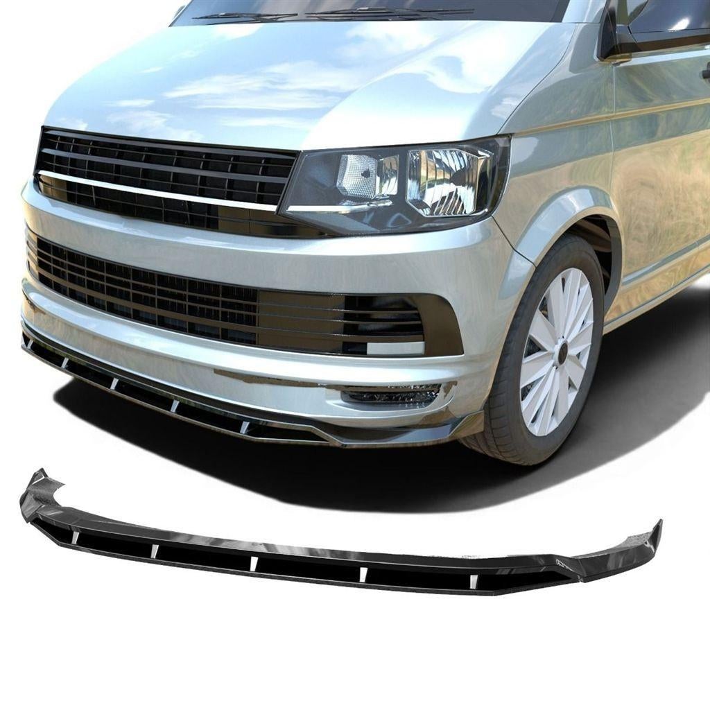 APEX Spoiler Splitter Geschikt voor VW Transporter T6 Glans