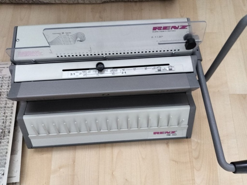 Renz SRV 360 bindmachine, Diversen, Ophalen of Verzenden, Gebruikt