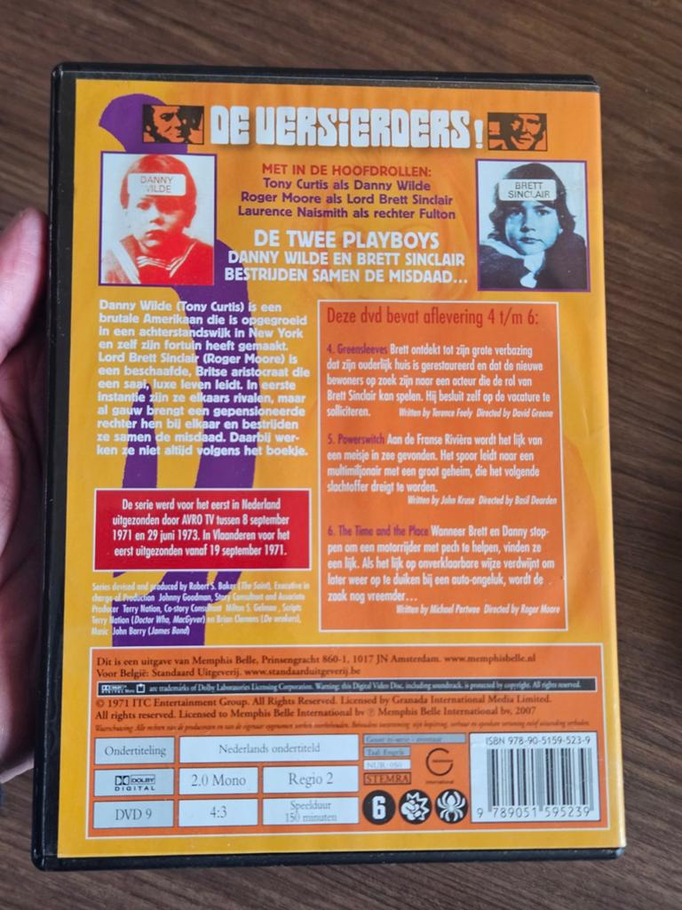 DVD De Versierders Tony Curtis Roger Moore, Vanaf 6 jaar, Ophalen of Verzenden, Gebruikt, Actiethriller