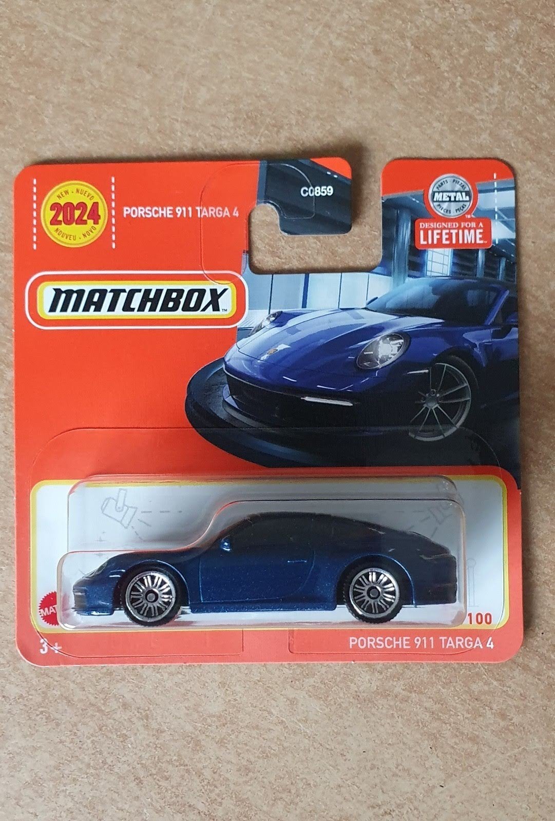 Matchbox 2024 Porsche 911 Targa 4, Ophalen of Verzenden, Nieuw, Auto