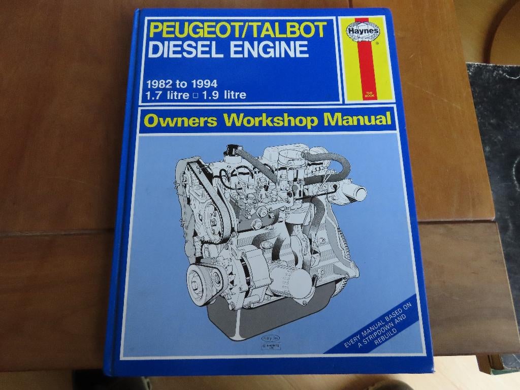 Haynes workshop manual Peugeot Talbot dieselmotoren 1982-94, Ophalen of Verzenden