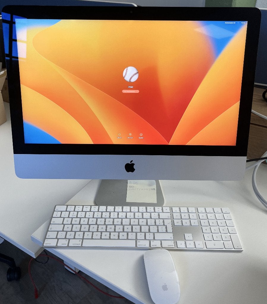 iMac 21,5" Retina 4K (2017), 1TB SSD, i5 3GHz, Ophalen, Gebruikt, IMac, 3 tot 4 Ghz