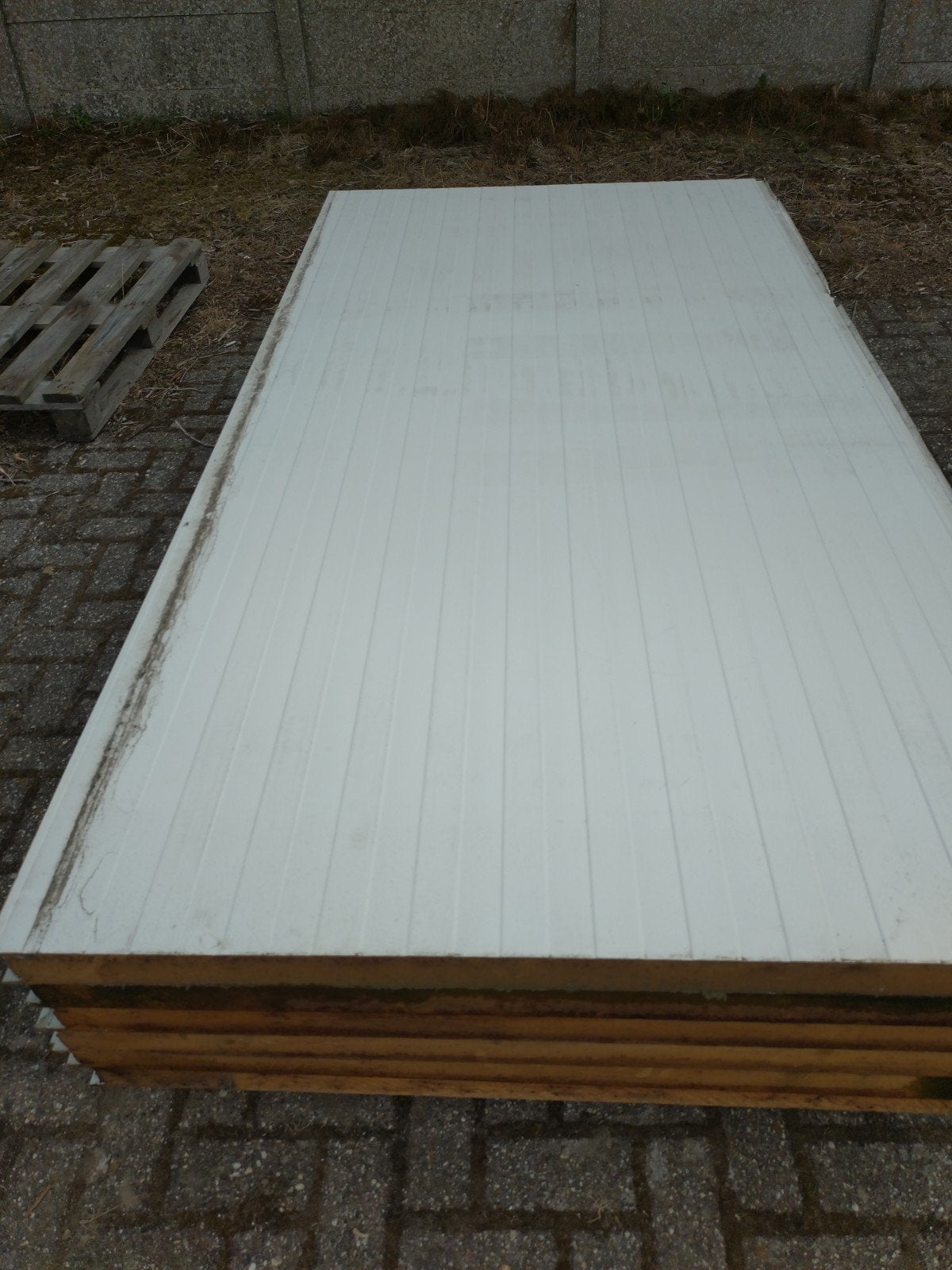 Isolatieplaten , sandwichpanelen. kleur wit., Ophalen, 4 tot 8 cm, Nieuw, 5 tot 10 m²