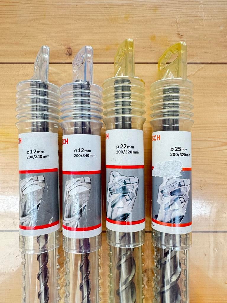 Bosch SDS-plus Boorhamer Borenset - 12mm, 22mm, 25mm, Ophalen of Verzenden, Zo goed als nieuw, Overige typen, Klopboormechanisme