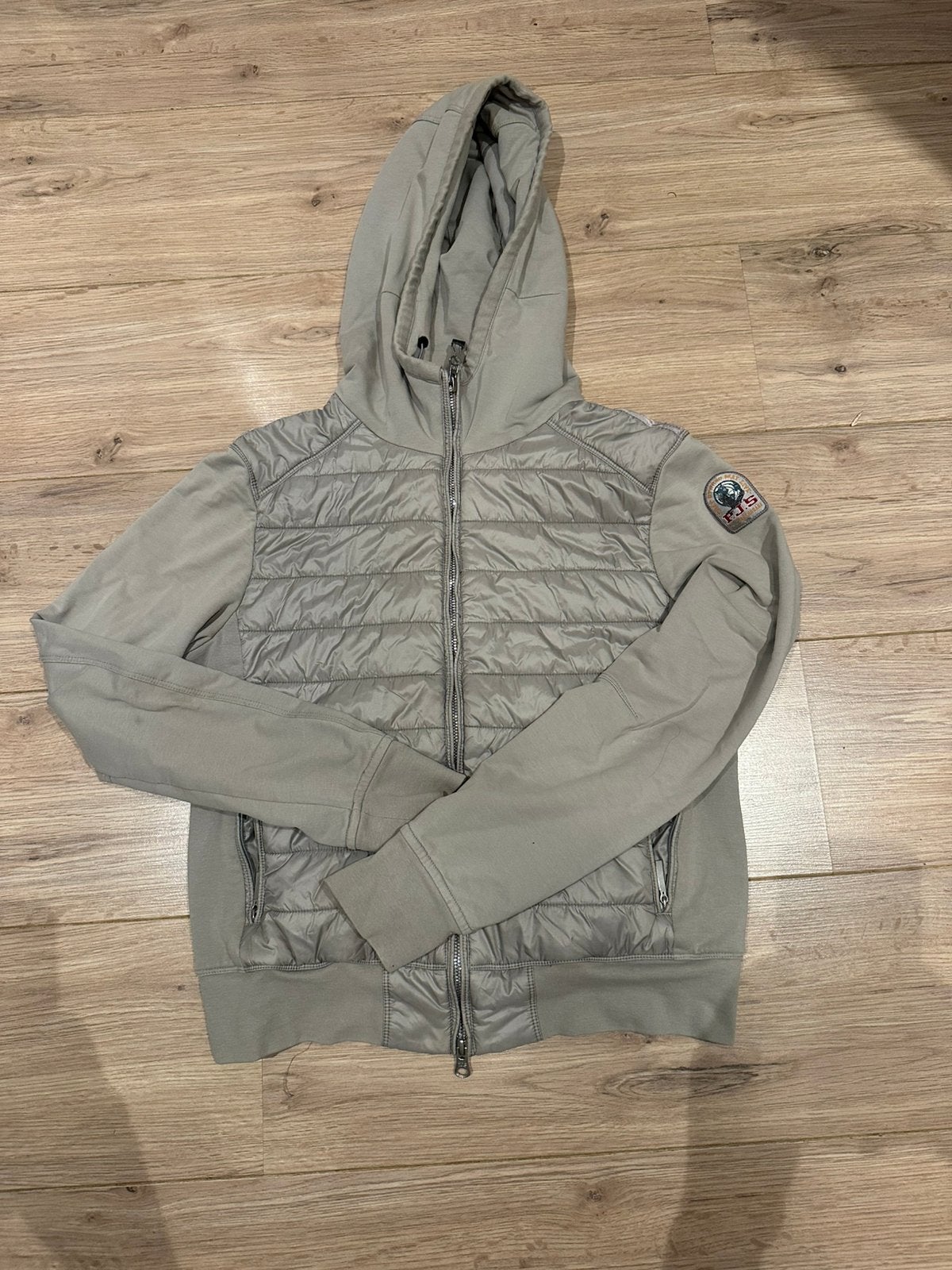 Parajumpers jas lichtgrijs, Kleding | Dames, Ophalen of Verzenden, Zo goed als nieuw, Grijs