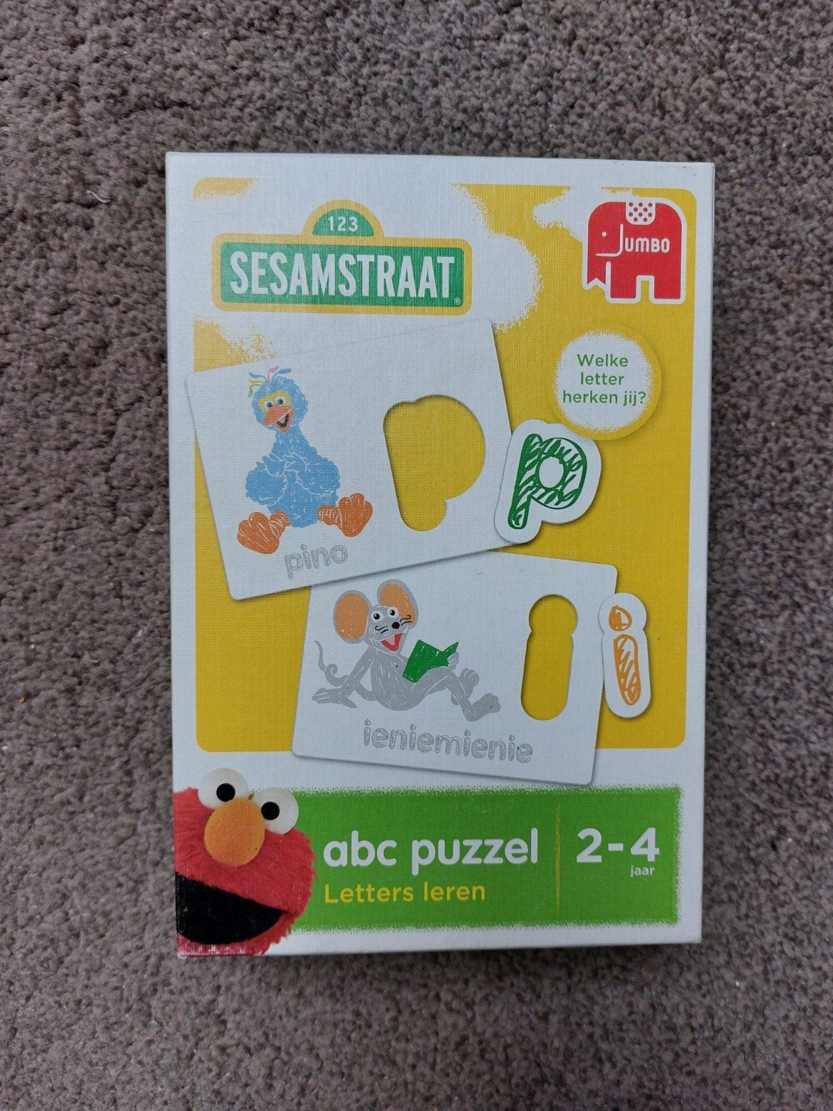 Jumbo Sesamstraat ABC Puzzel - Letters Leren, Ophalen of Verzenden, Meer dan 50 stukjes, Gebruikt, 2 tot 4 jaar