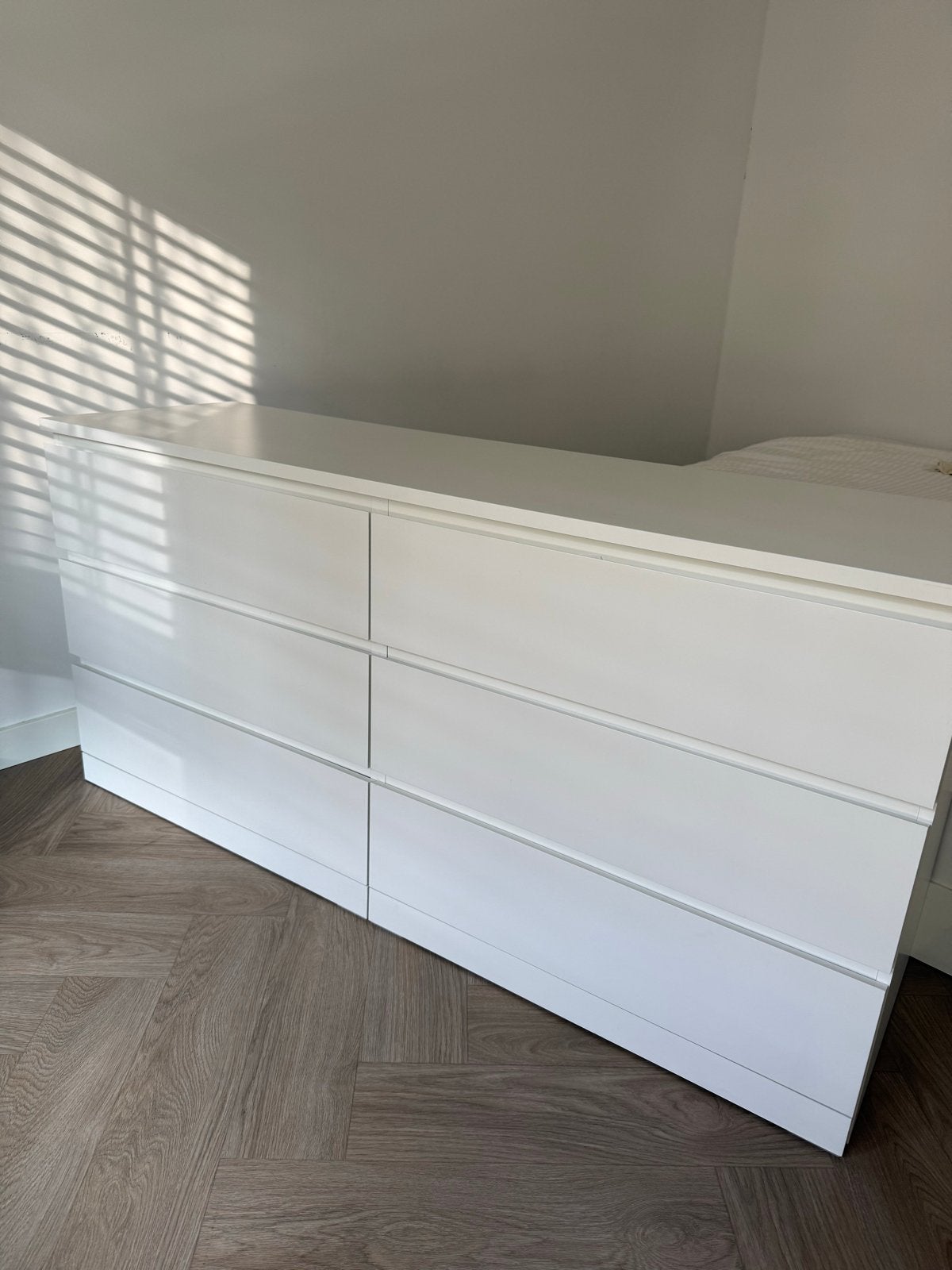 Ikea Malm ladekast - Wit, 160x78x48 cm, Ophalen, Zo goed als nieuw, 25 tot 50 cm, 150 tot 200 cm