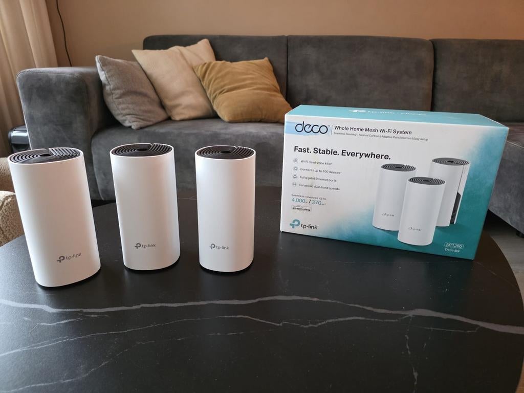 TP-Link Deco Wi-Fi versterker (3 stuks), Ophalen of Verzenden, Nieuw, Router, TP-Link