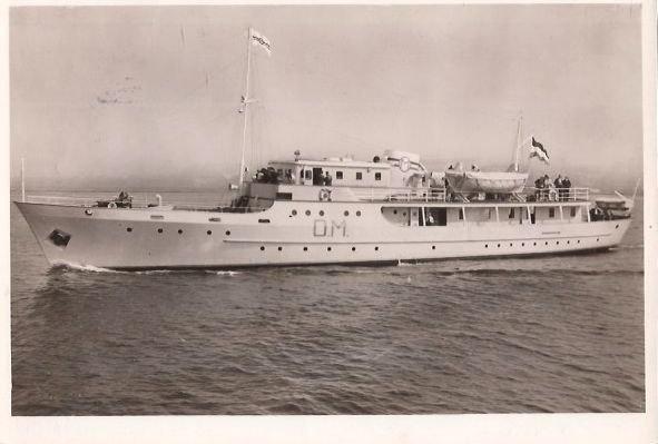Contact VAARTUIG  ONZE  MARINE VANDERSTENG 195?  nr 1746, Verzenden, Marine, Nederland, Foto of Poster