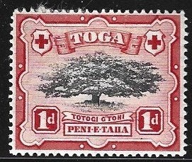 To 6 - 1897/34 - Tonga/Lokale motieven/1d, Ophalen of Verzenden, Postfris