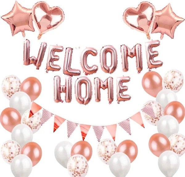 Folie ballonnen set Welcome Back, Versiering, Nieuw, Ophalen of Verzenden, Struikheide 64,3069lj, Rotterdam