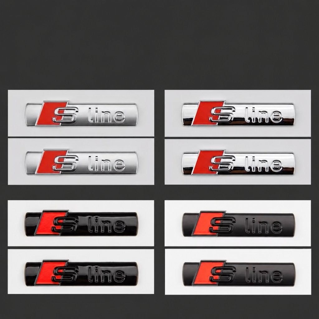 Audi S-line Logo - Badges, Auto diversen, Ophalen of Verzenden, Nieuw