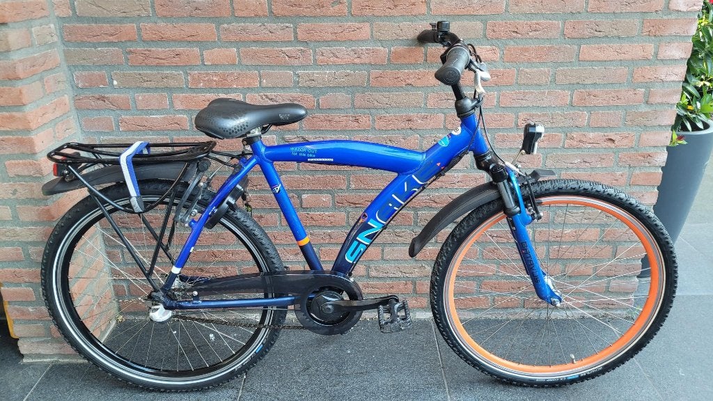 "Mooie Stoere Batavus Snake 26 inch, Terugtraprem, Versnellingen, Zo goed als nieuw, Batavus Snake