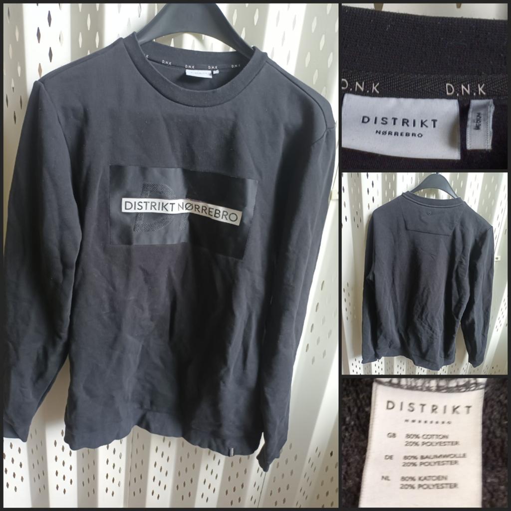 Distrikt Nørrebro Zwart Heren Sweatshirt - Maat M, Maat 48/50 (M), Zwart, Ophalen of Verzenden, Distrikt Nørrebro