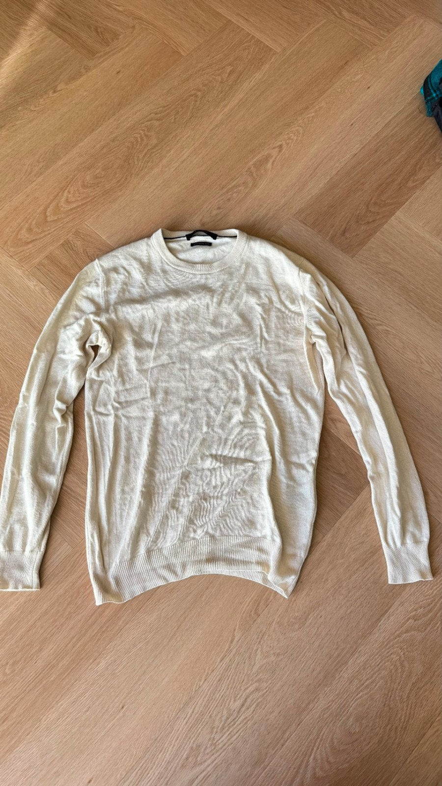 Liu Jo Uomo Cashmere Zijde Trui - Maat L, Maat 52/54 (L), Beige, Ophalen of Verzenden, Zo goed als nieuw