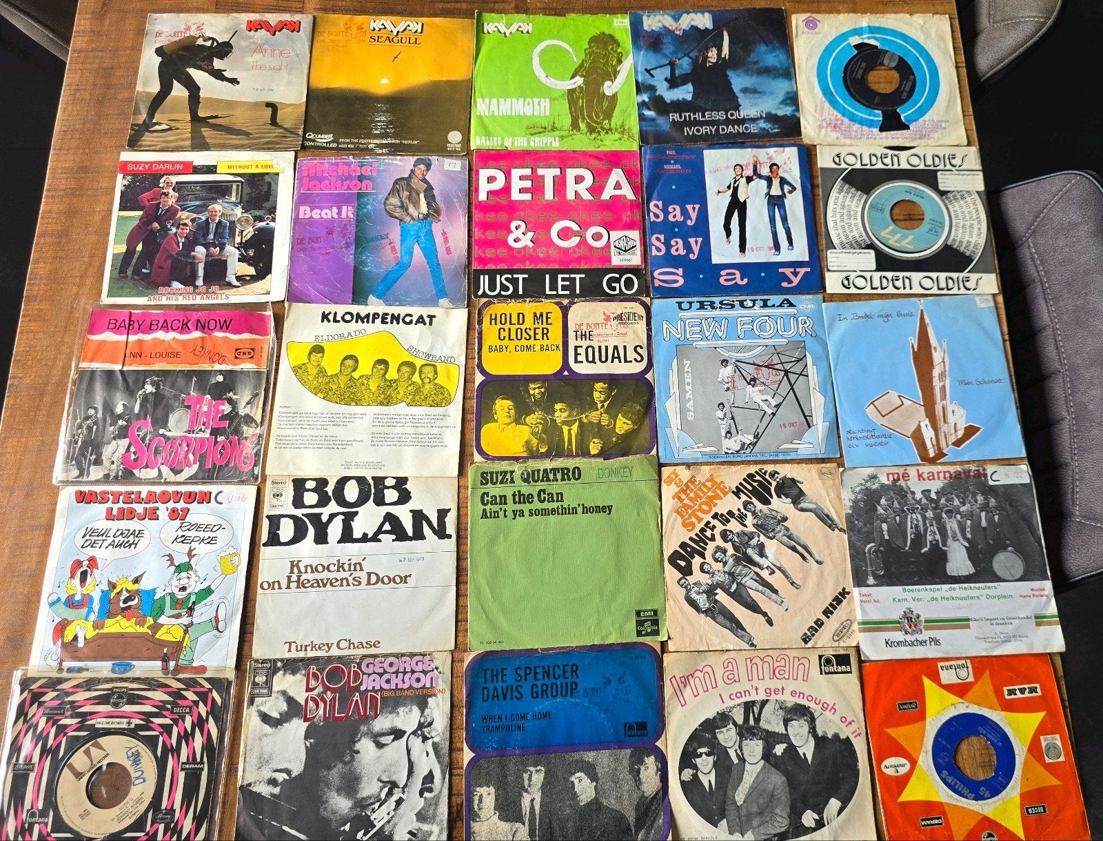 Grote gevarieerde verzameling 7" vinyl singles, Ophalen of Verzenden, Gebruikt, Pop