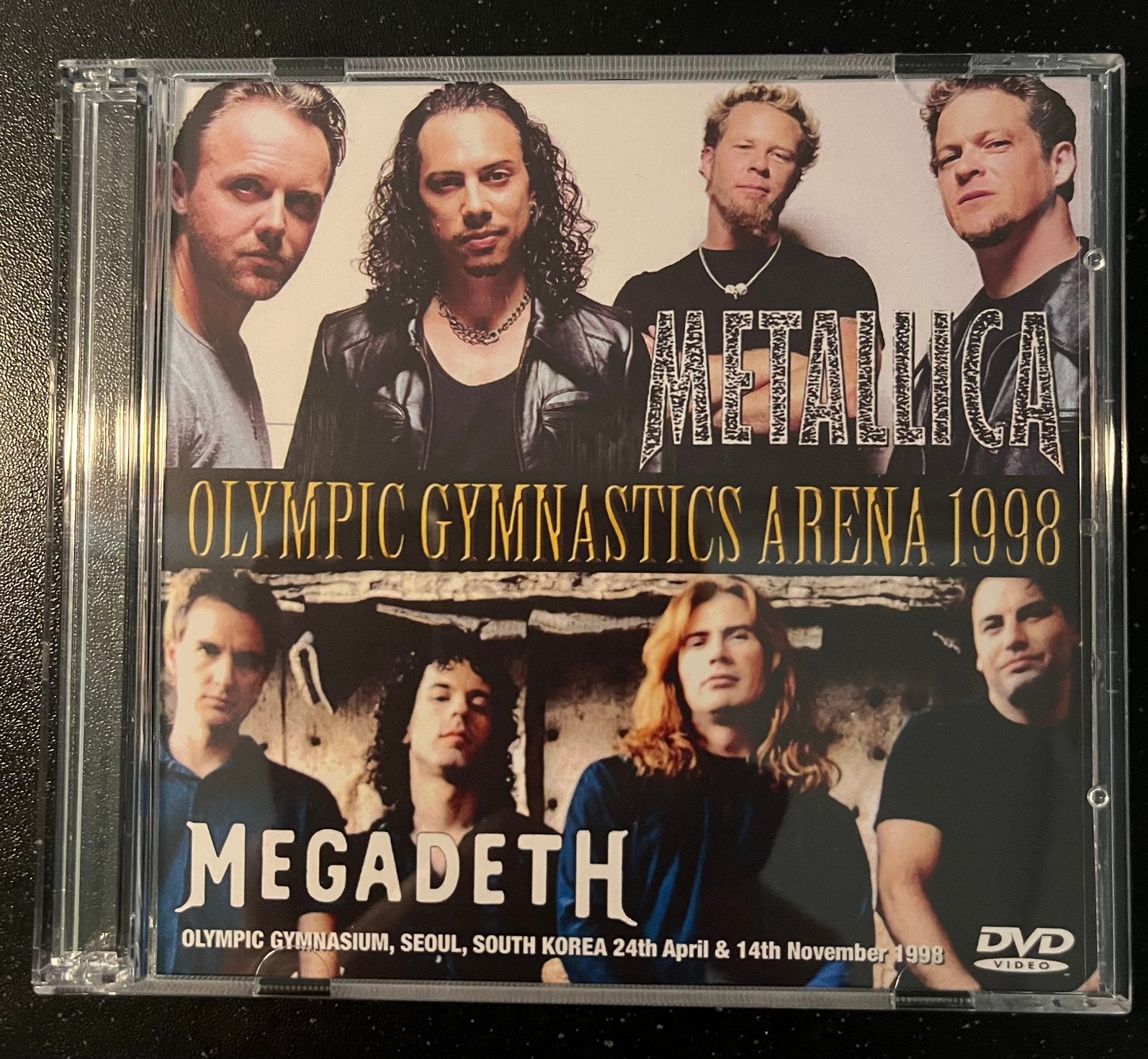 METALLICA & MEGADETH 2 DVD SEOUL SOUTH KOREA 1998, Cd's en Dvd's, Ophalen of Verzenden, Zo goed als nieuw