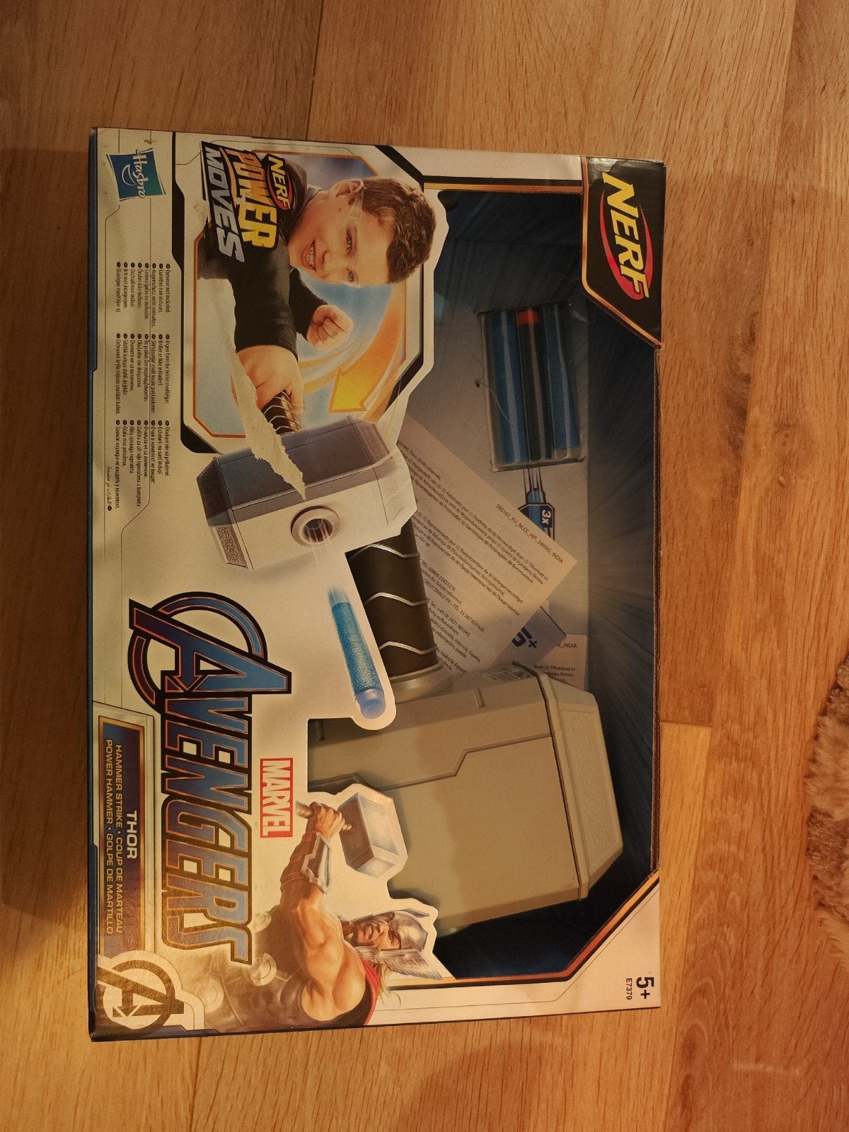 Nerf Power Moves Marvel Avengers Thor Hamer, Ophalen of Verzenden, Zo goed als nieuw
