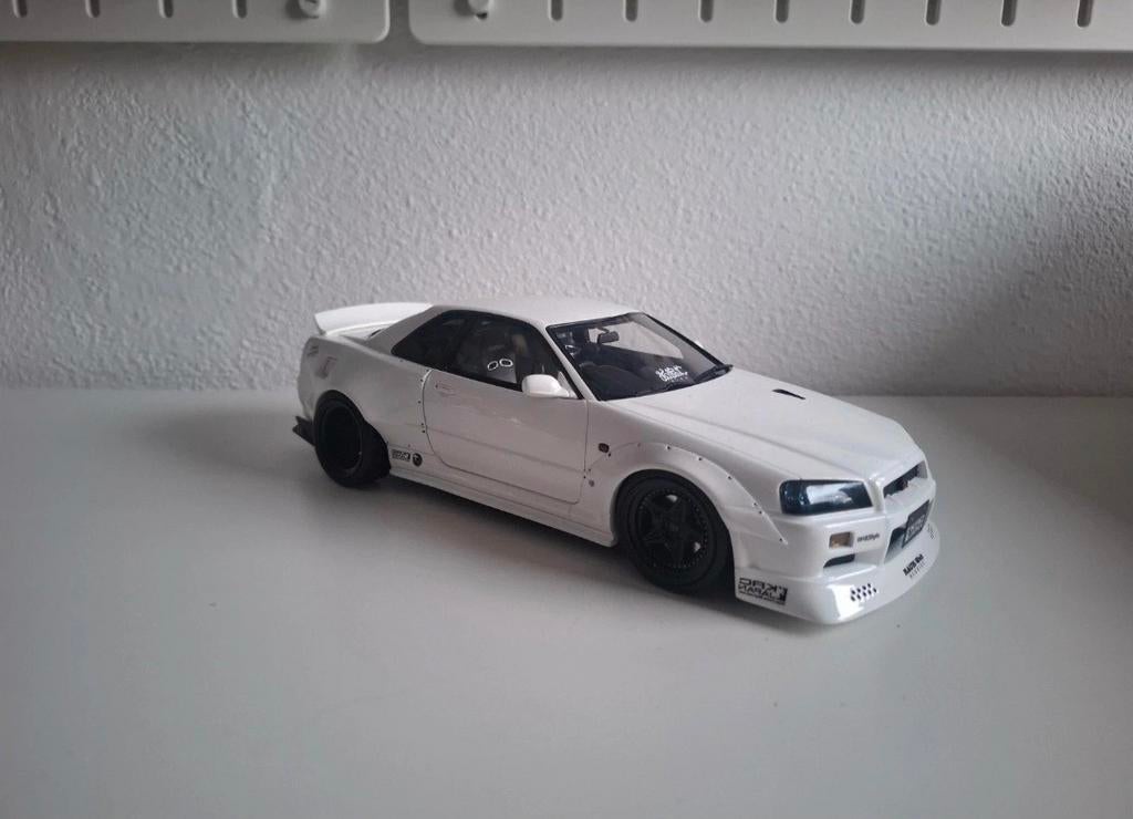 1/18 Ottomobile - Nissan Skyline GT-R R34, Ophalen of Verzenden, Nieuw, Auto, OttOMobile