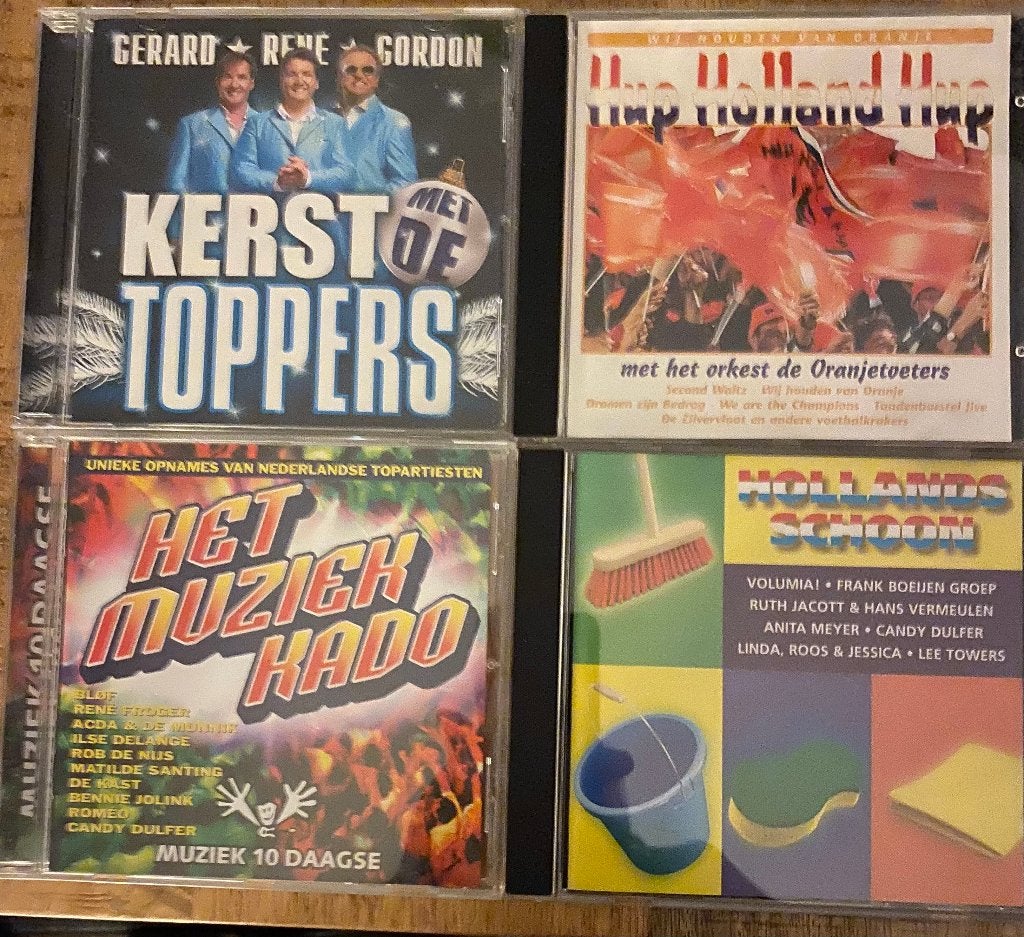Diverse CD's: Pop, Kerst, Hitzone, Hollands Schoon, Cd's en Dvd's, Gebruikt, Pop, Ophalen of Verzenden, Inclusief doosje