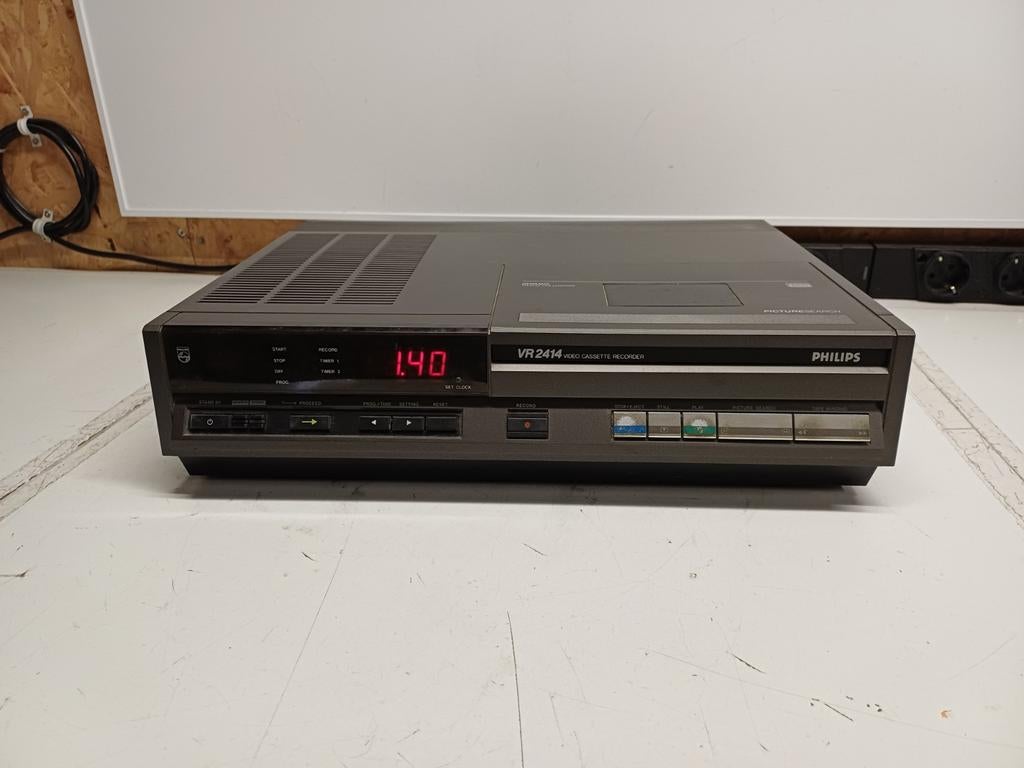 Philips VR2414/02 Video 2000 videorecorder  Werking onbeken, Audio, Tv en Foto, Videospelers, Ophalen of Verzenden