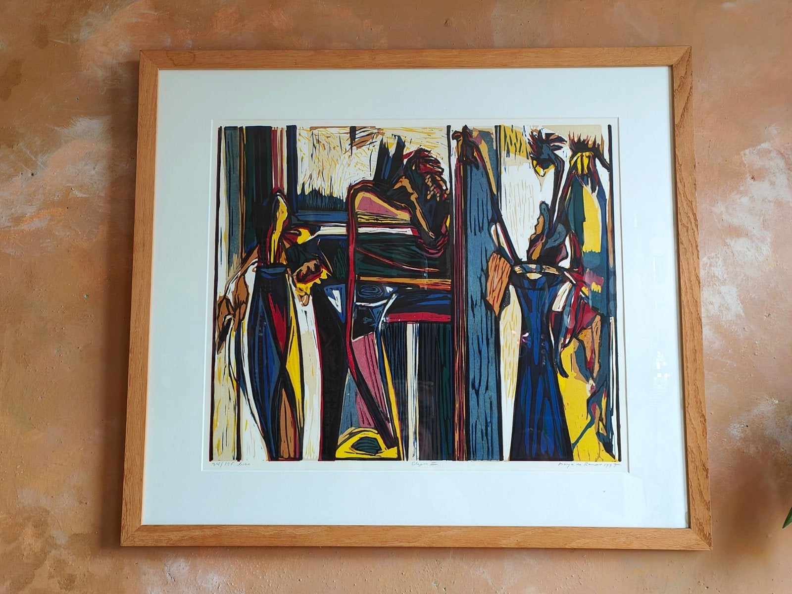 Maja de Raadt - ElegieI en II (1997) - Lino, Antiek en Kunst, Kunst | Etsen en Gravures, Ophalen of Verzenden