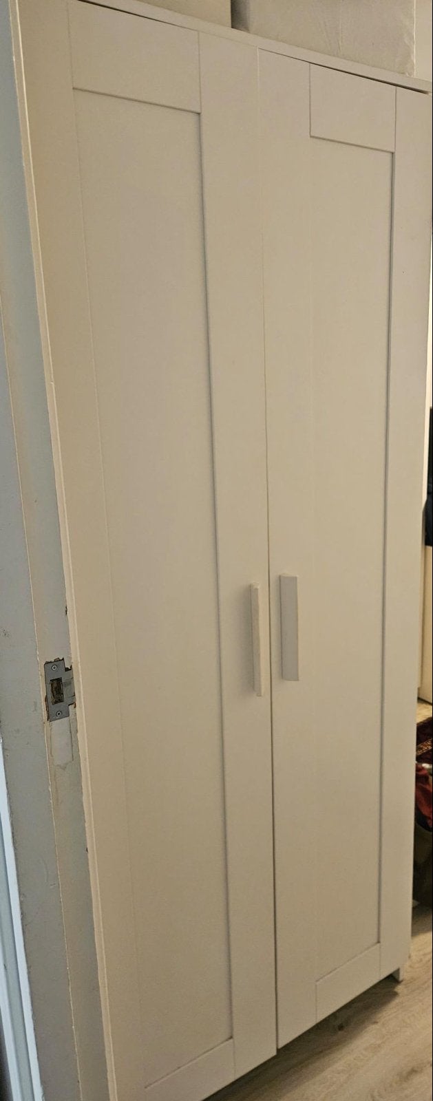 IKEA BRIMNES Kledingkast wit - Lichte gebruikssporen, Ophalen, Overige materialen, Gebruikt, 50 tot 100 cm