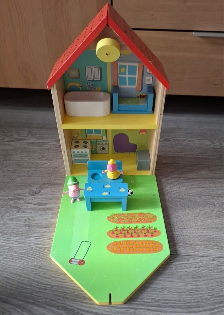 Peppa pig huis hout, Kinderen en Baby's, Speelgoed | Poppenhuizen, Ophalen of Verzenden, Gebruikt, Poppenhuis