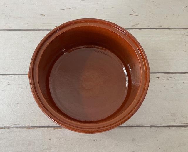 Franse terracotta pot kookpot braadpot met deksel, Huis en Inrichting, Keuken | Potten en Pannen, Ophalen of Verzenden, Zo goed als nieuw