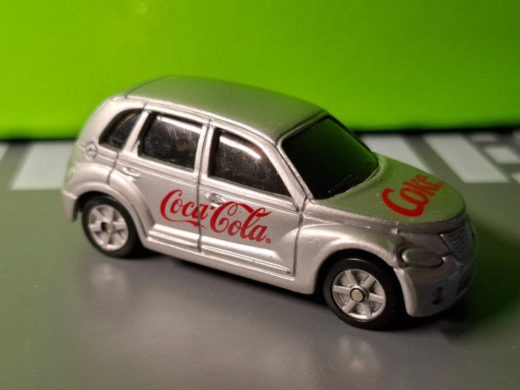 Edocar - Chrysler GT Cruiser Coca Cola [zilver] 1/55, Ophalen of Verzenden, Gebruikt, Auto