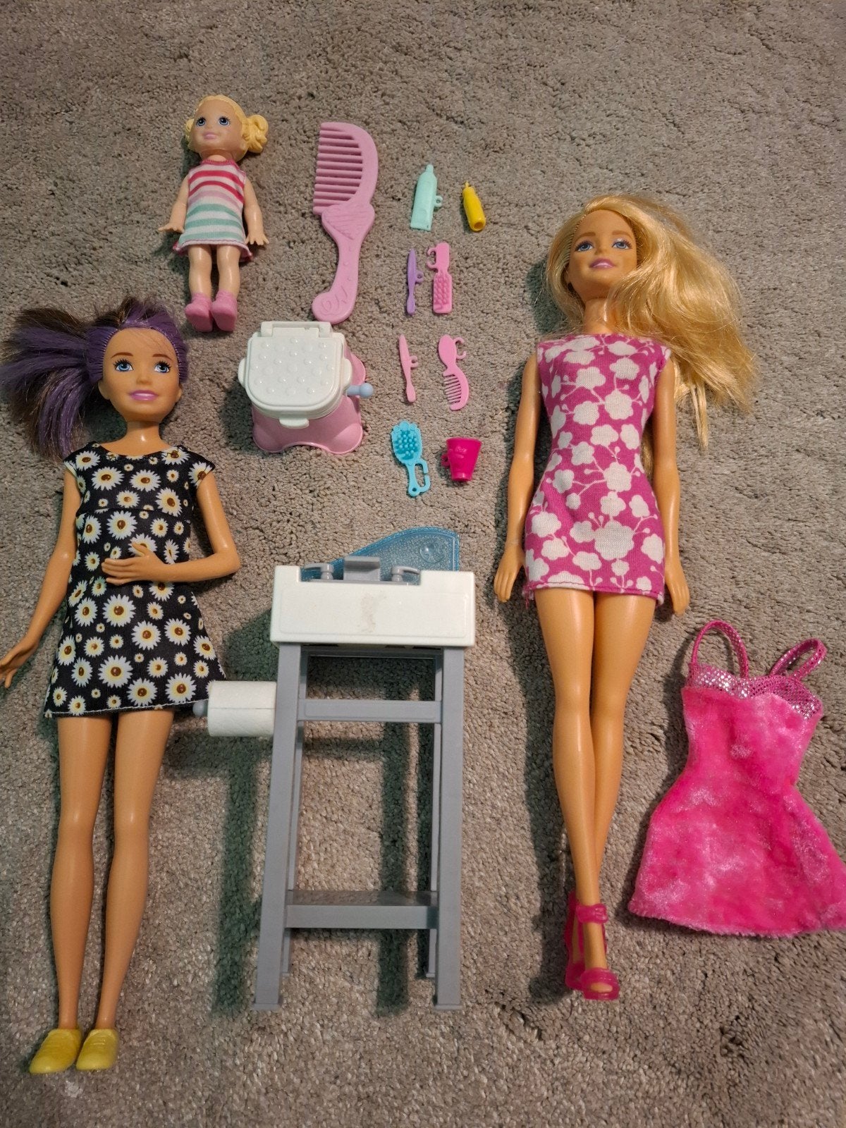 Barbie Skipper Oppas Speelset, Ophalen, Zo goed als nieuw, Barbie