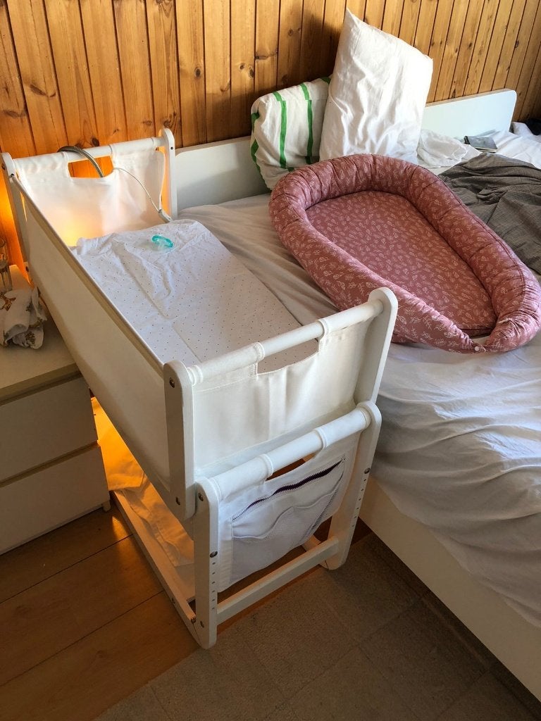 Snuzpod2 3-in-1 co-sleeper, baby nest, delta pillow, Ophalen, Gebruikt