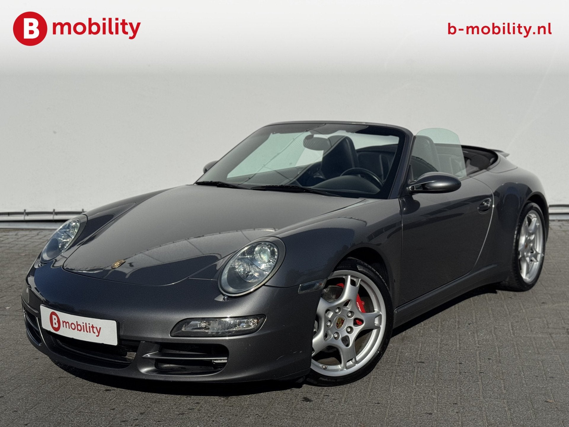 Porsche 911 Cabrio 997 3.8 Carrera 4S Orgineel NL Historie C, Automaat, Gebruikt, Zwart, Cabriolet