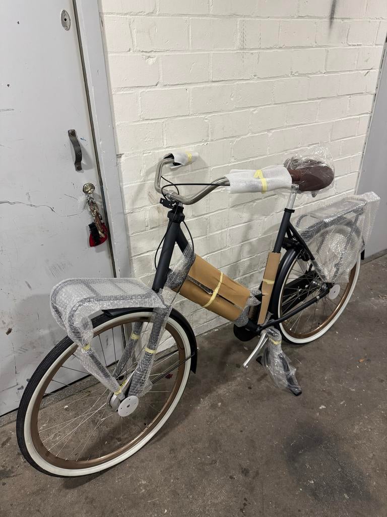 Popal Daily Dutch Prestige N3 Transportfiets Dames - Mat Zwa, Fietsen en Brommers, Fietsen | Dames | Damesfietsen, Nieuw, Overige merken