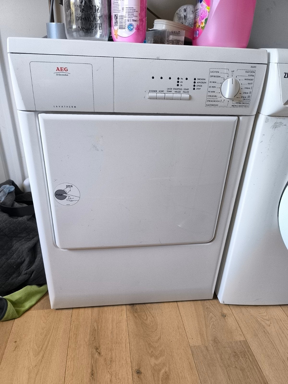 Aeg wasdroger, Ophalen, 6 tot 8 kg, Gebruikt, Luchtafvoer