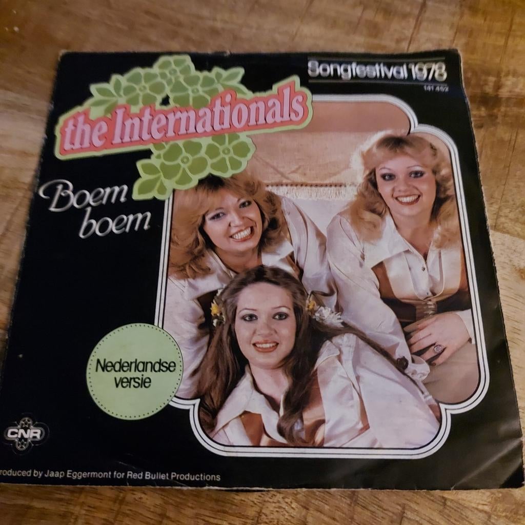 The internationals (Eurovisie Songfestival) / boem boem, Ophalen of Verzenden, Zo goed als nieuw, Pop