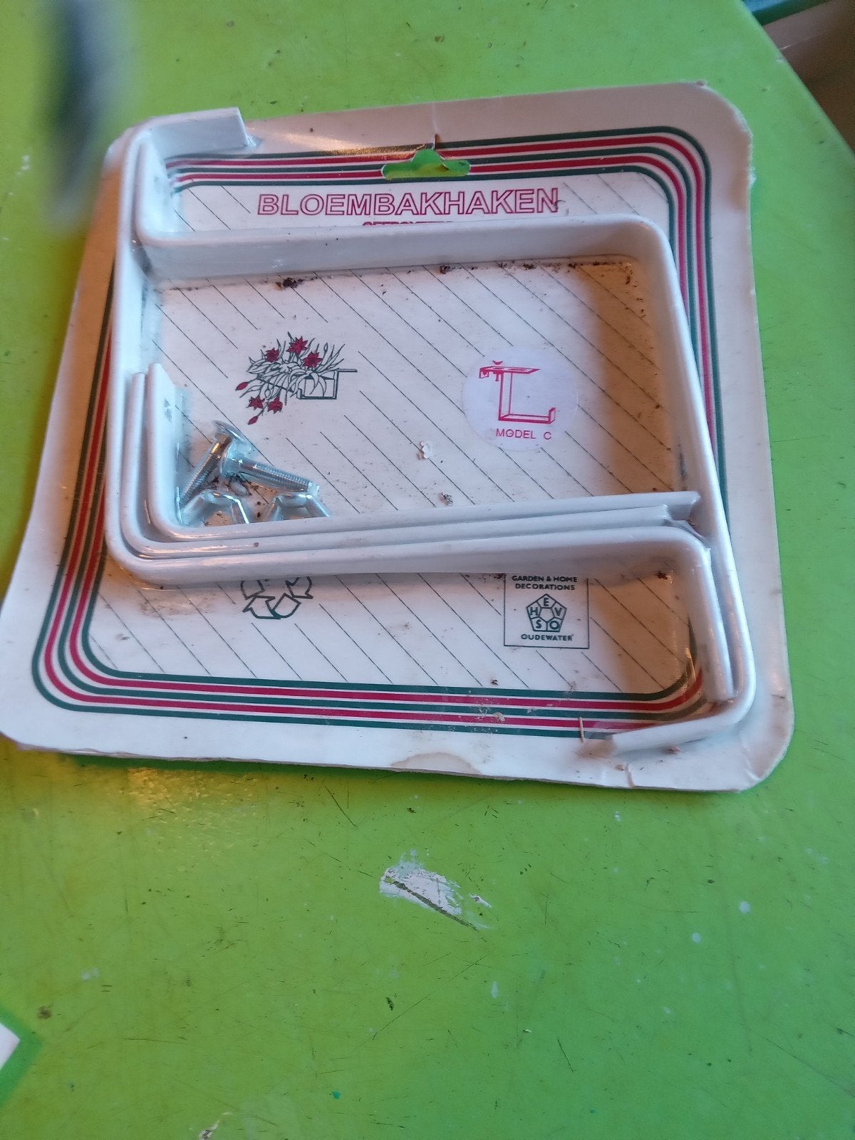 Bloembakhaken Model C - Nieuw in verpakking, Minder dan 30 cm, Minder dan 60 cm, Nieuw, Ophalen of Verzenden